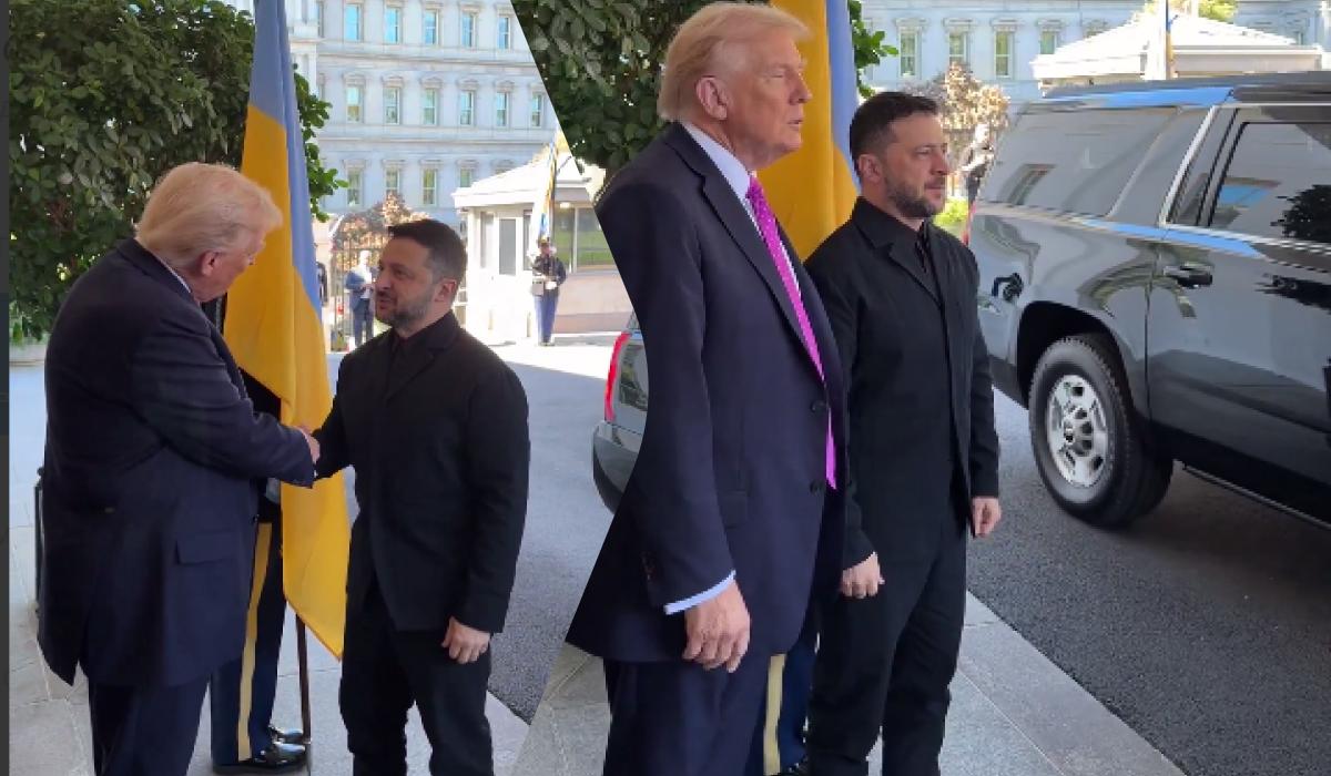 Зеленский прибыл к Трампу в Белый дом