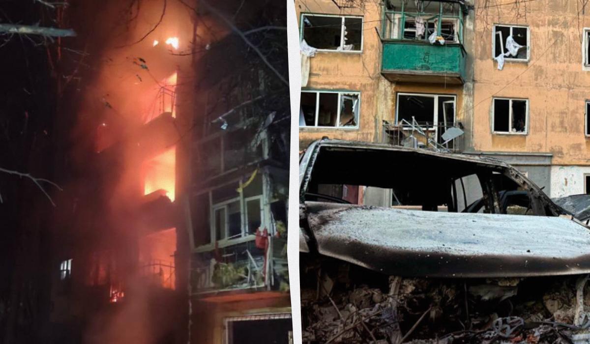 РФ ударила по Днепропетровщине: пылали многоэтажки, пострадали 10 человек (фото)