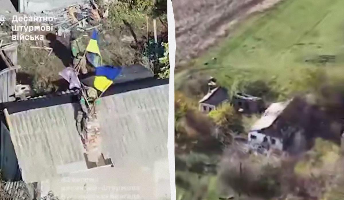 Десантники освободили село в Донецкой области и взяли пленных (видео)