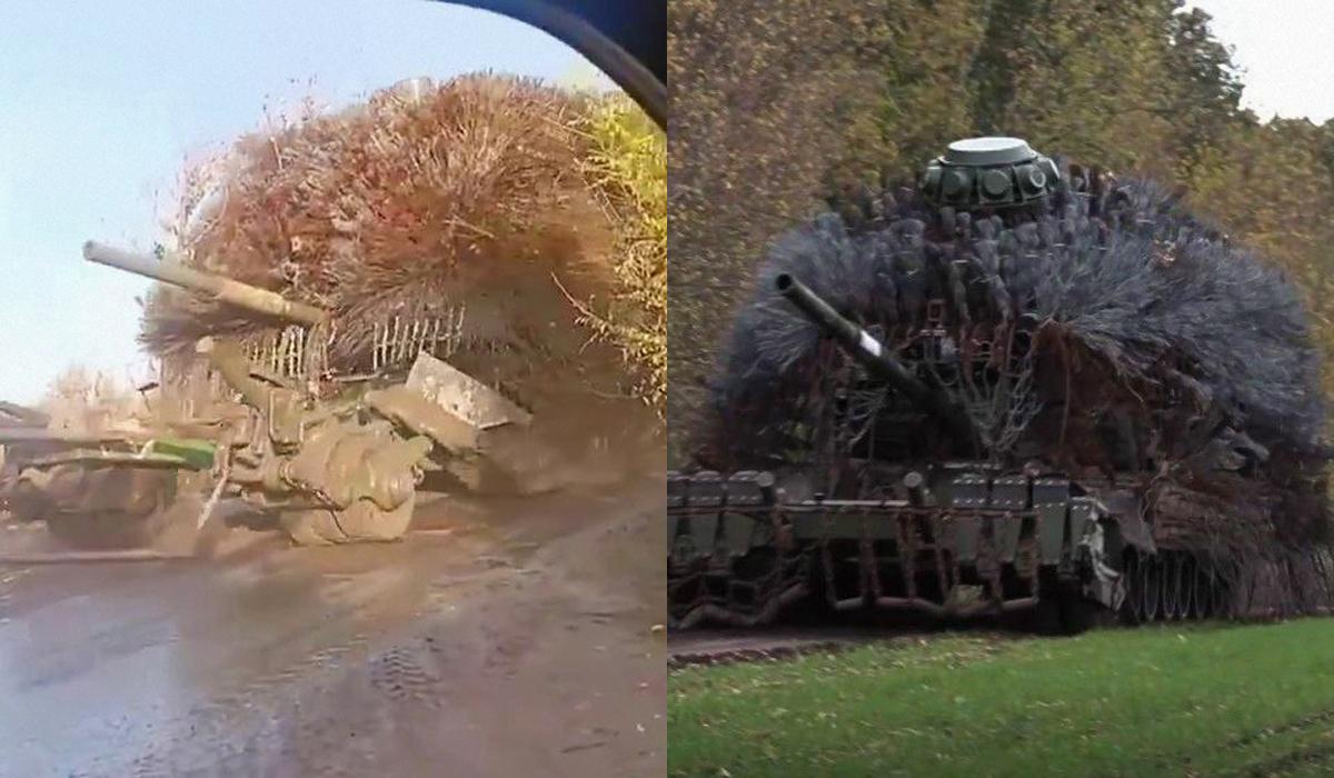 Россияне используют на фронте танки-“ежи”: аналитики назвали их недостатки