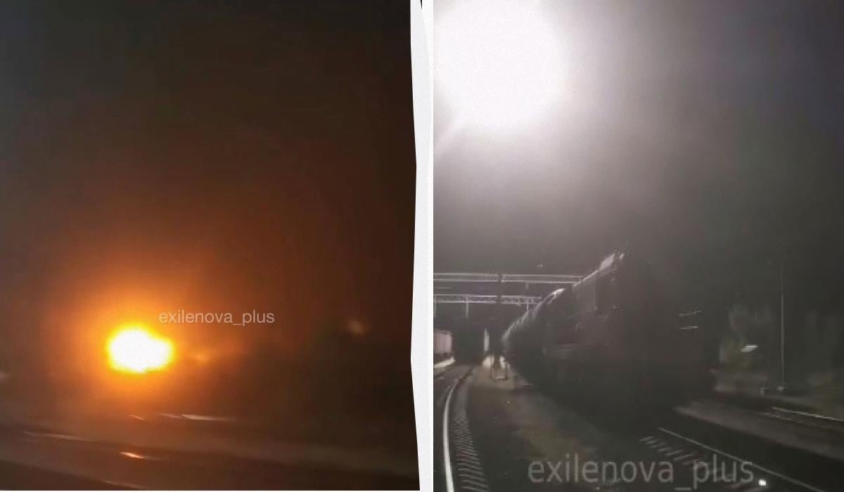 Дроны атаковали нефтебазу и железнодорожную станцию в Ростовской области (видео)