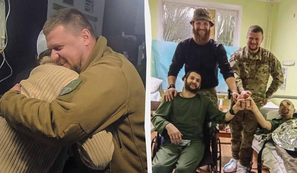 Более четырех месяцев на передовой: два бойца 33 бригады наконец добрались до стабпункта (фото)