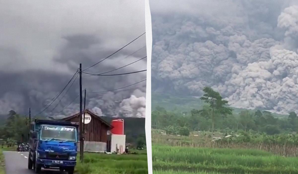 Села засыпает горячим пеплом: в Индонезии пробудился крупнейший вулкан страны (видео)