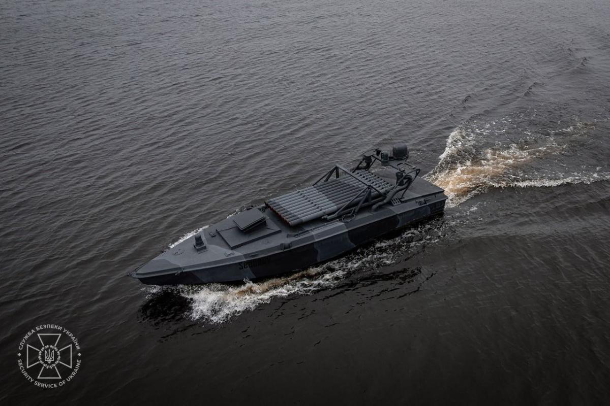 Румынские военные уничтожили в Черном море украинский морской дрон Sea Baby