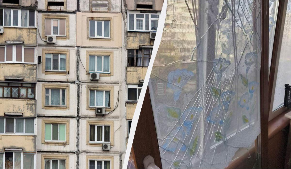 Киевлянка показала, как спасти окно от взрыва: нужны только ткань и крахмал