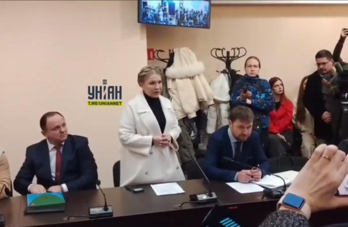 Тимошенко просит суд не выбирать ей меру пресечения