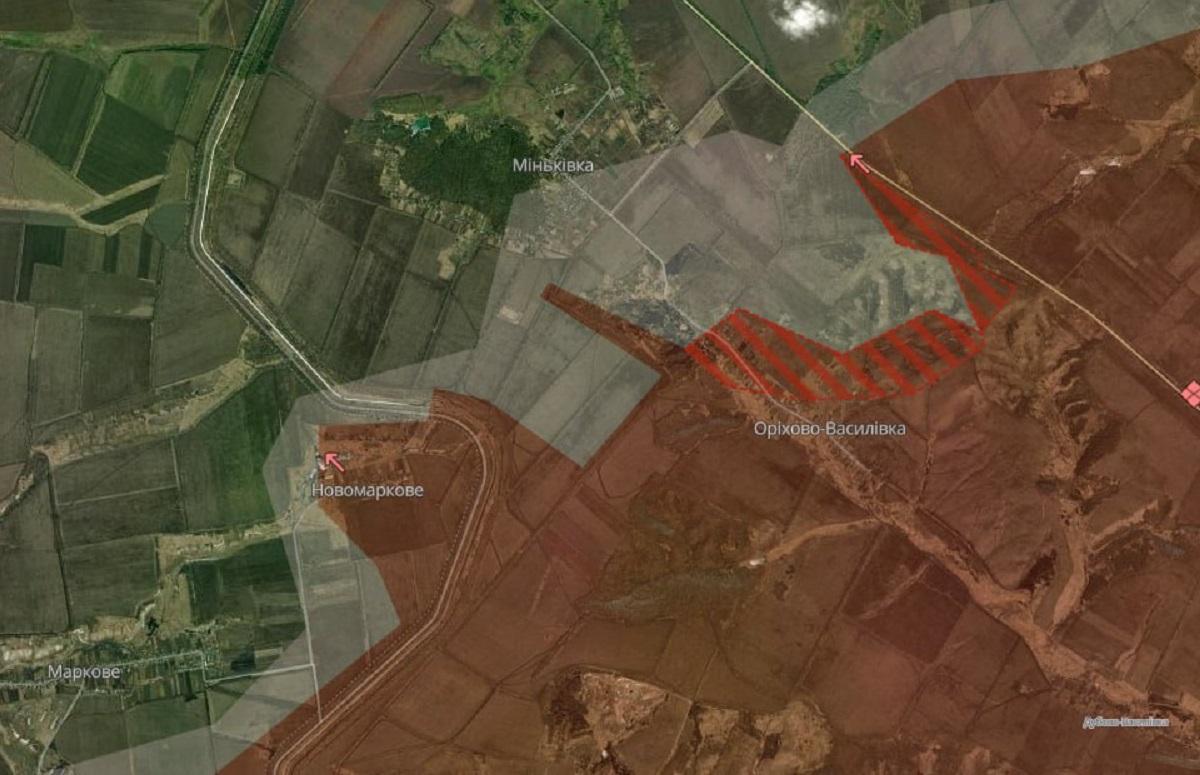 Россияне оккупировали Орехово-Василевку и накапливают там пехоту, – DeepState