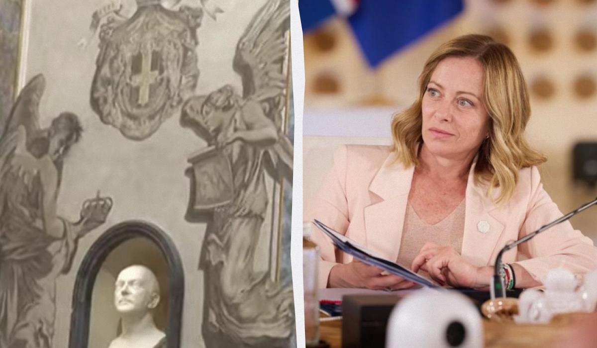 “Божественное” вмешательство: на фреске в римской церкви заметили Джорджу Мелони (фото)