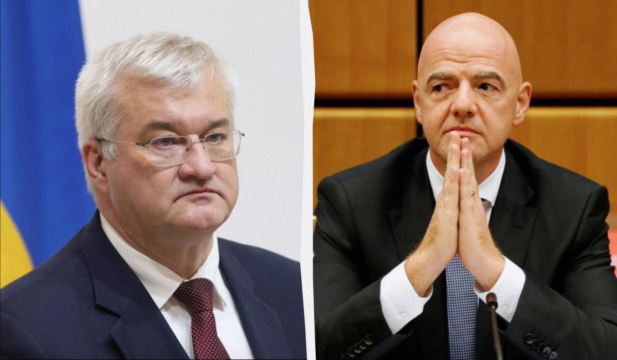 В Украине ответили на желание президента ФИФА вернуть Россию в международный футбол