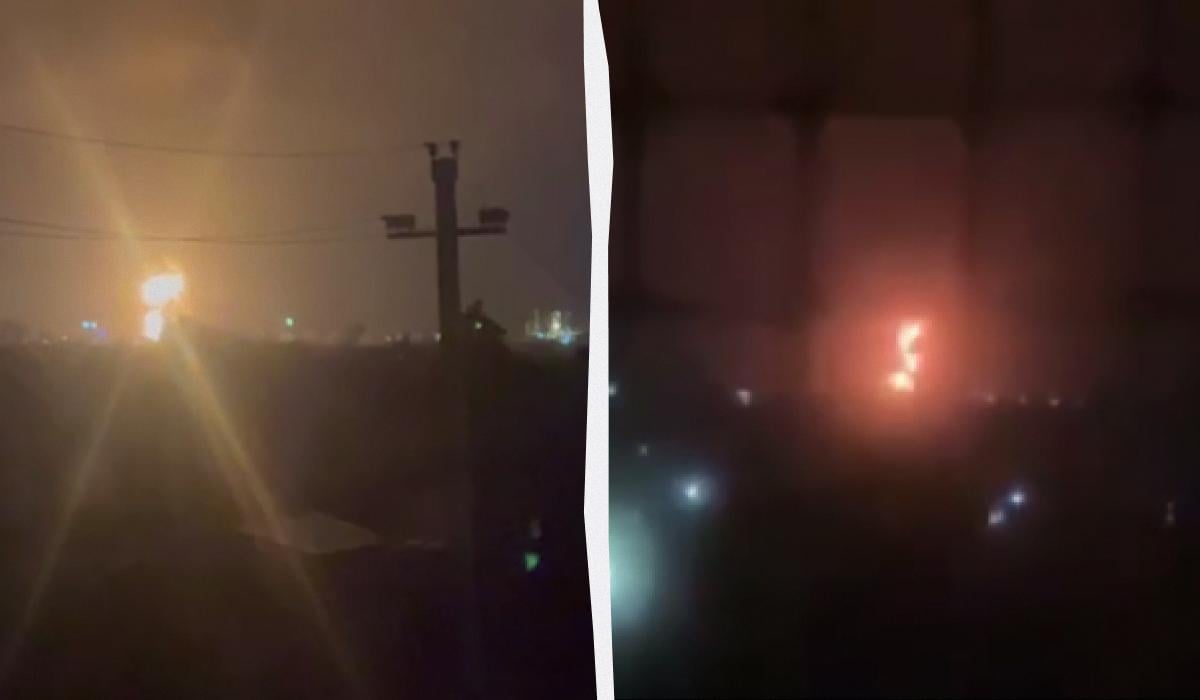 Атака дронов на Краснодарский край РФ: вспыхнул Ильский НПЗ (видео)