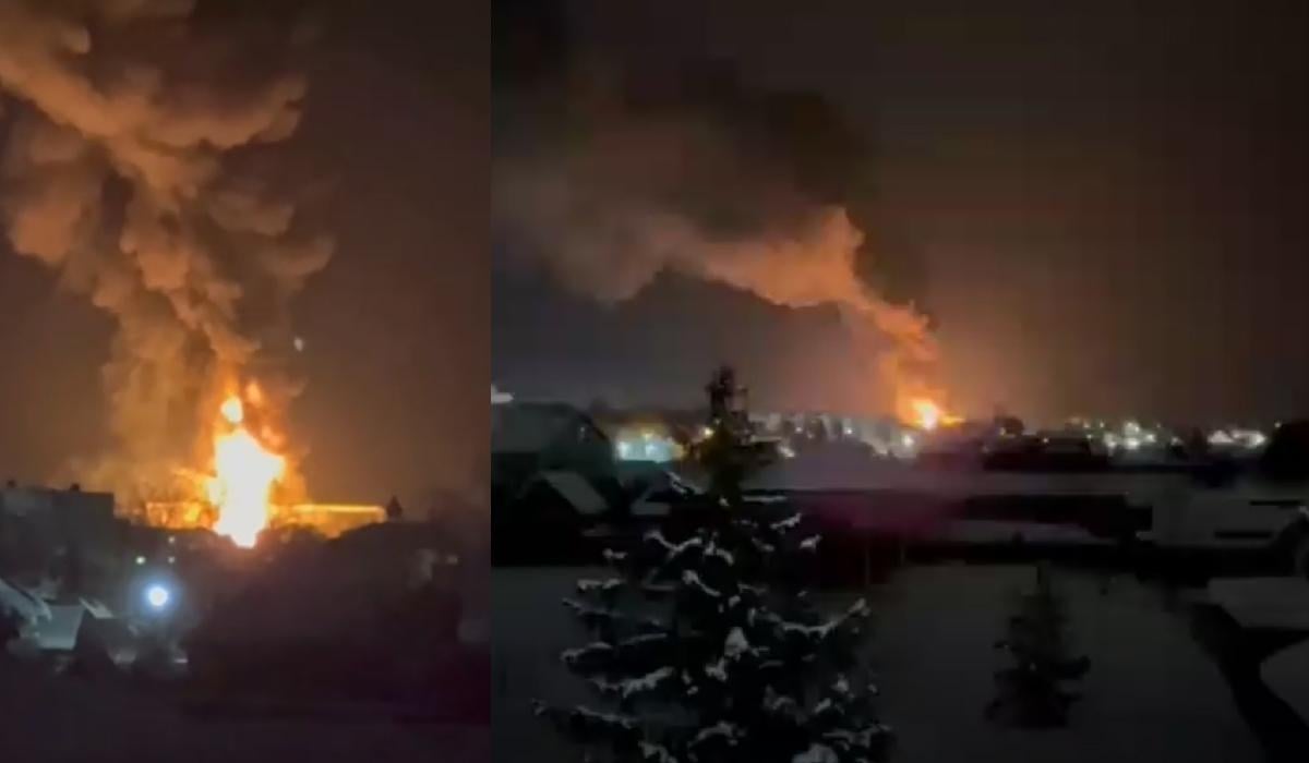 СБУ устроила “бавовну” на нефтебазе “Великолукская” в России, – источники (видео)