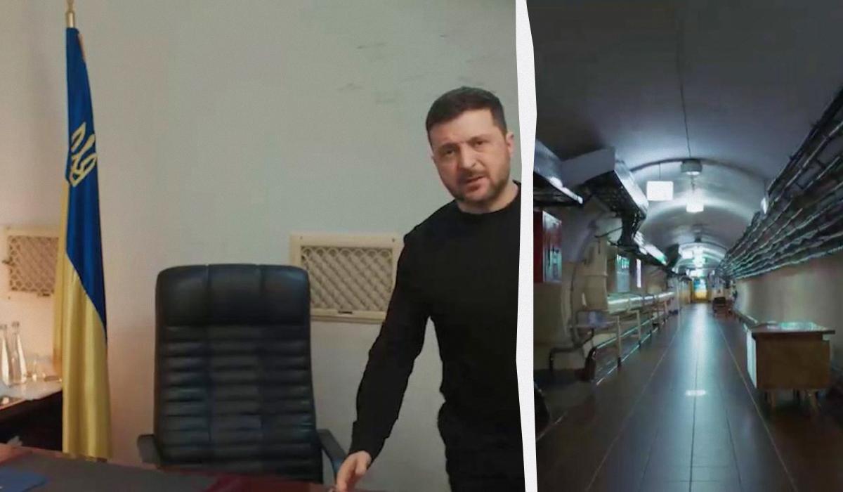 Годовщина полномасштабного вторжения: Зеленский впервые показал свой кабинет в бункере