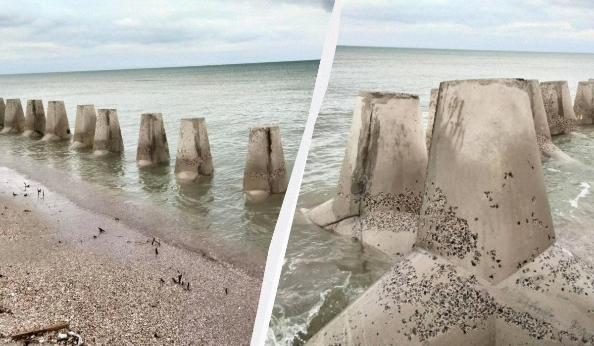 В Одесской области море “поглощает” сооружения для защиты от российского десанта, – ученый