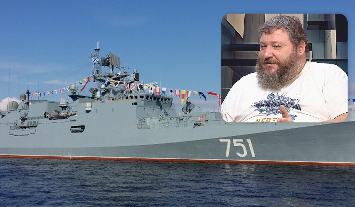 “Это жестянка на поверхности воды”: Дикий о последствиях атаки по фрегату “Адмирал Эссен”