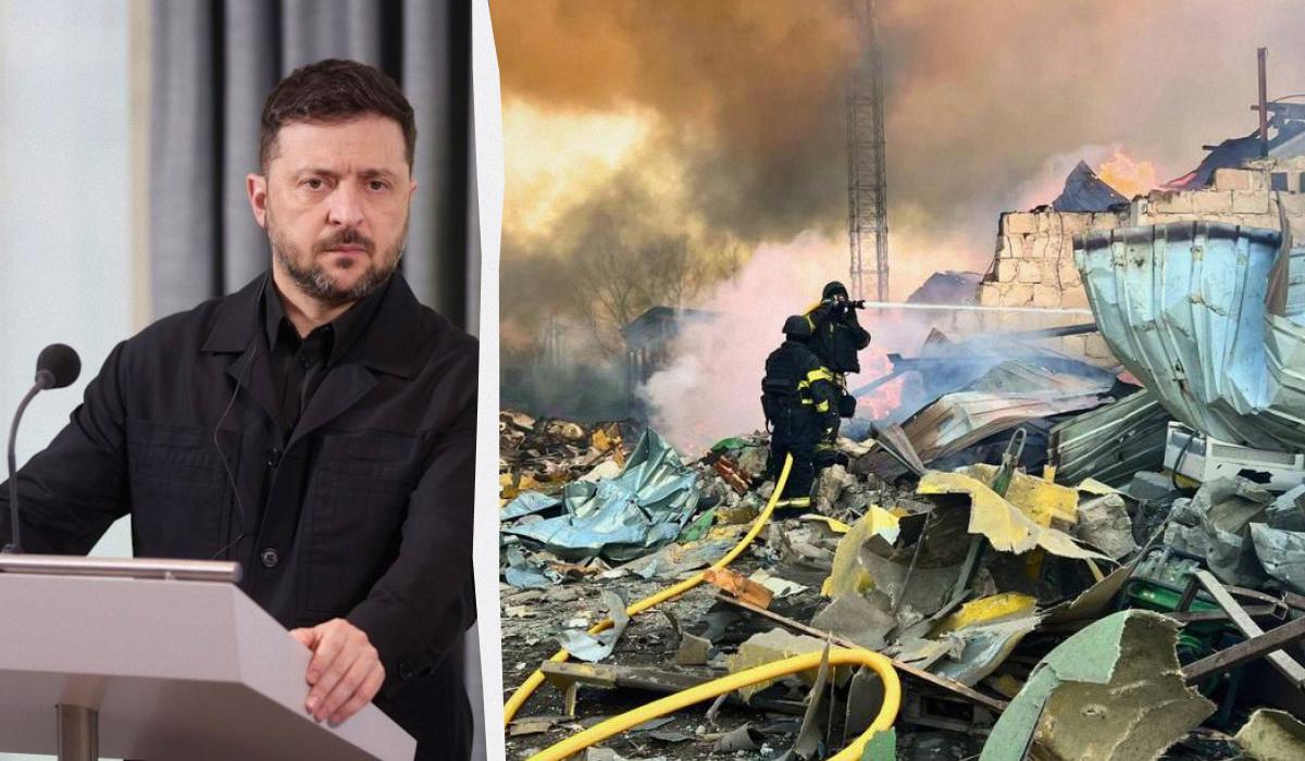 “Критическое направление”: Зеленский отреагировал на ночную атаку РФ по Украине