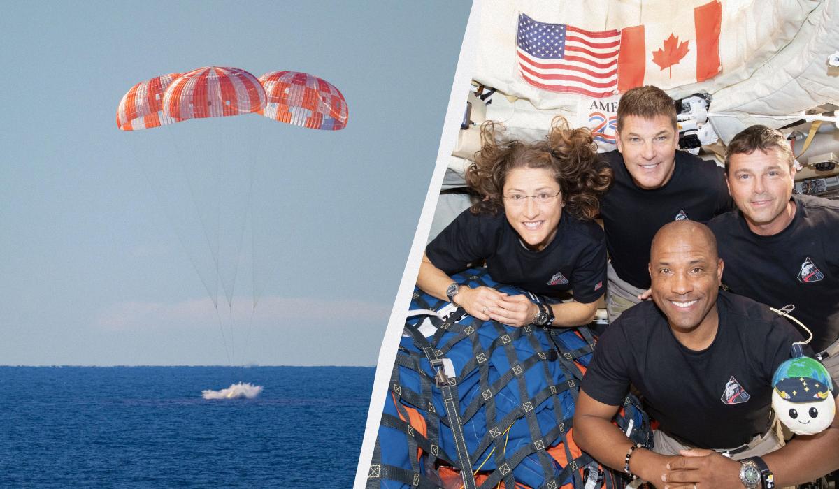 Экипаж “Артемиды ІІ” вернулся на Землю после исторического полета к Луне (фото, видео)
