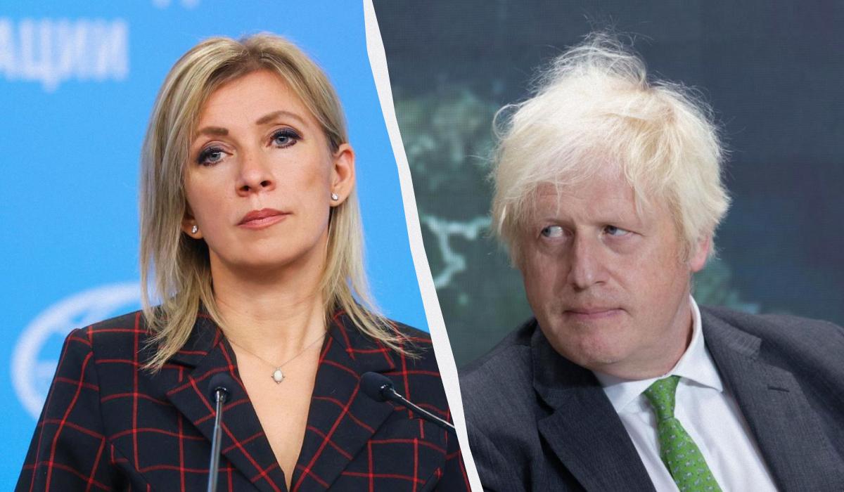 “Очередной “пиар” на костях”: Захарова взбесилась из-за визита Джонсона на передовую