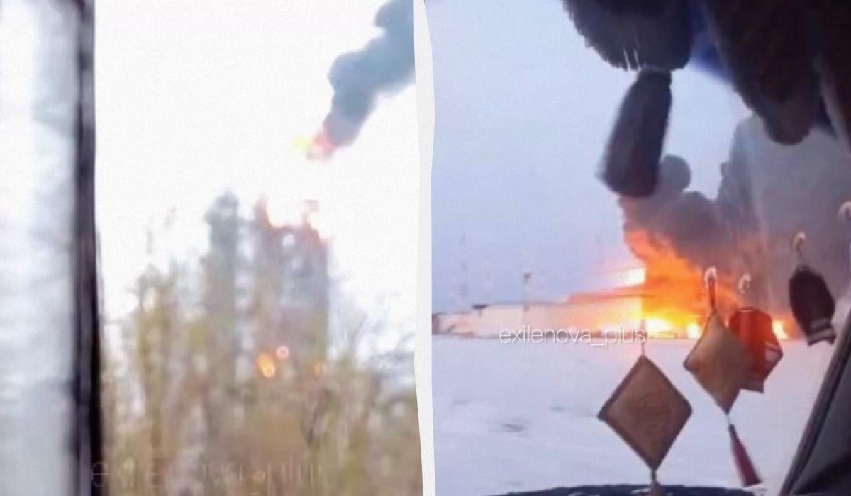 После атаки дронов горят нефтеперекачивающая станция и НПЗ в России, – СМИ