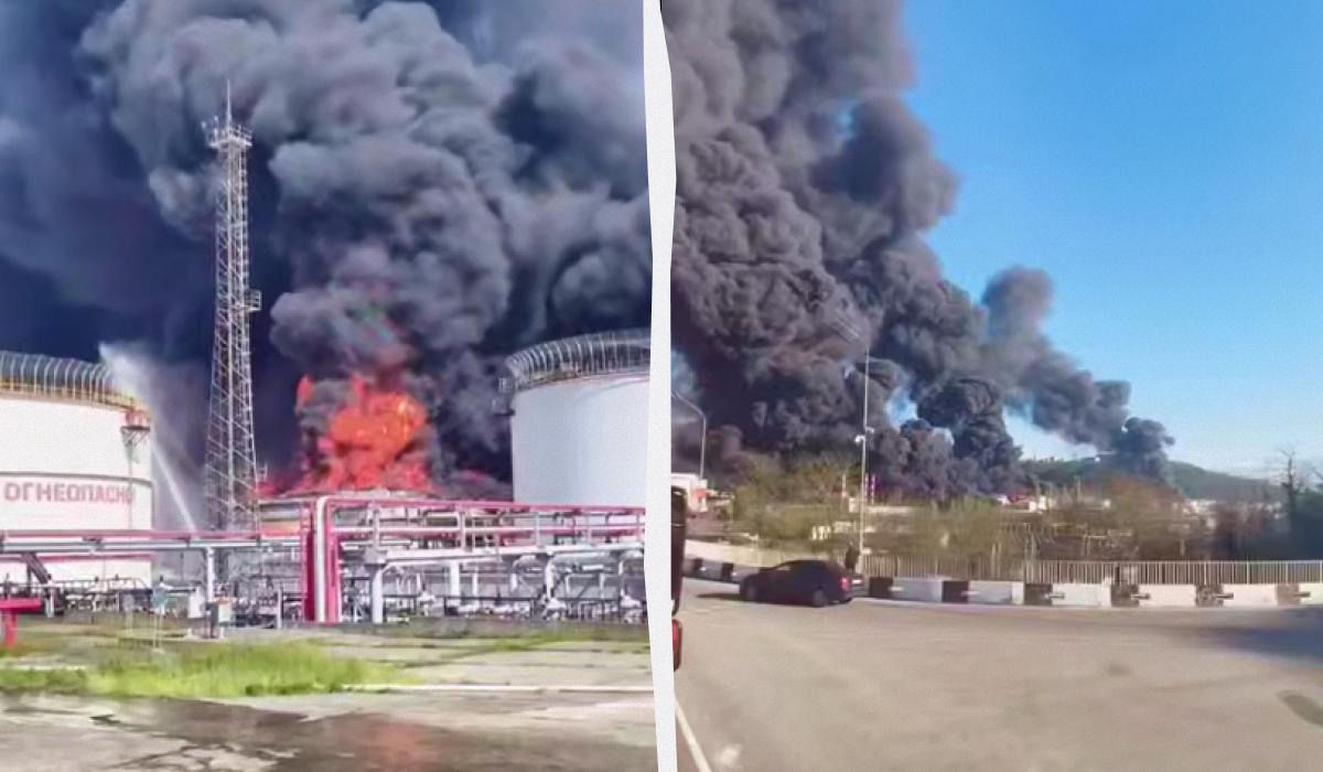 Украинские дроны уничтожили более половины резервуаров на НПЗ в Туапсе, – спутниковые снимки