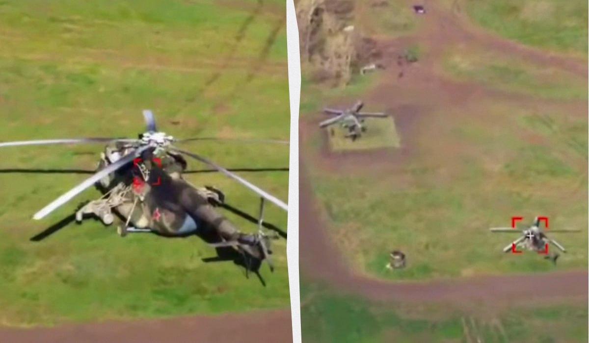 Бойцы СБС сбили сразу два российских вертолета в Воронежской области (видео)
