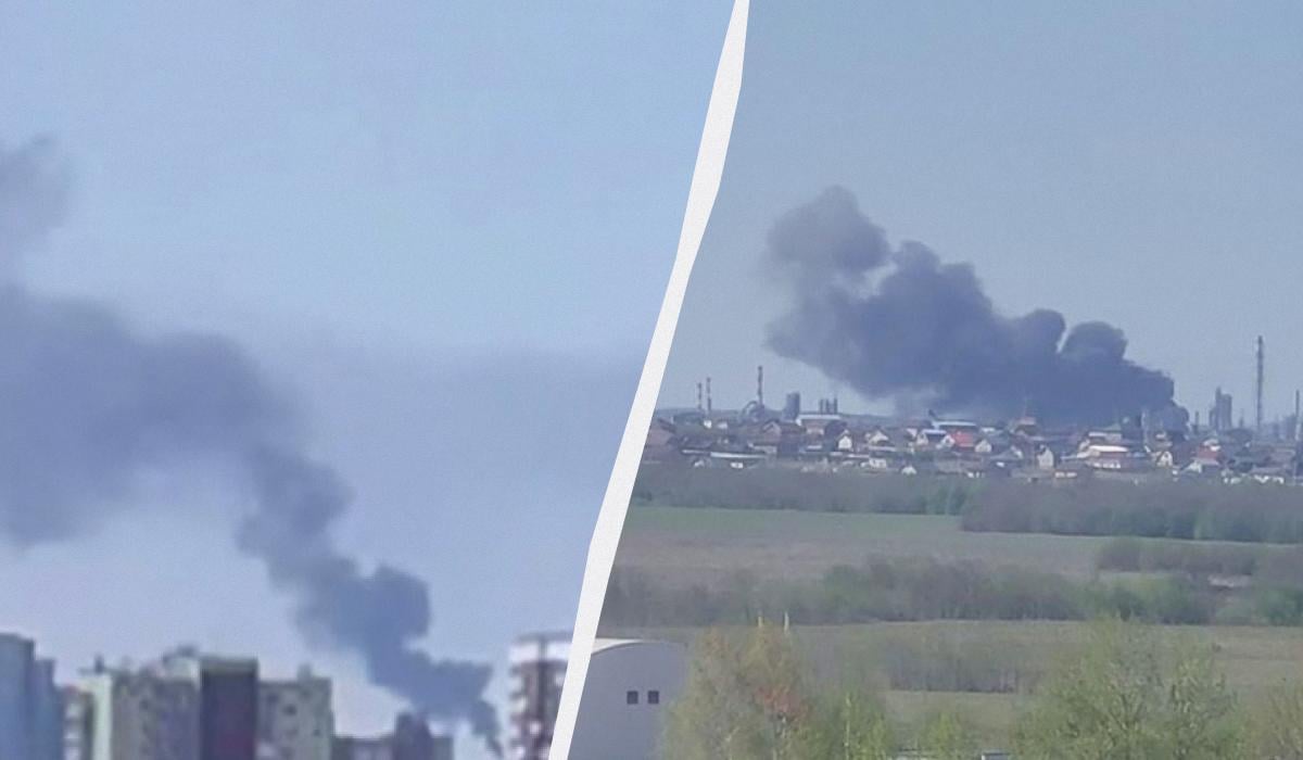 Дроны атаковали один из крупнейших НПЗ России второй раз за восемь дней (видео)