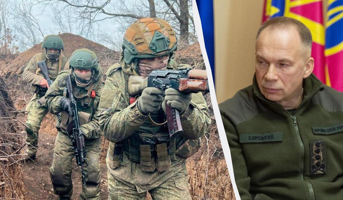 РФ наступает по всему фронту: Сырский рассказал, где враг сосредоточил 106 тысяч военных
