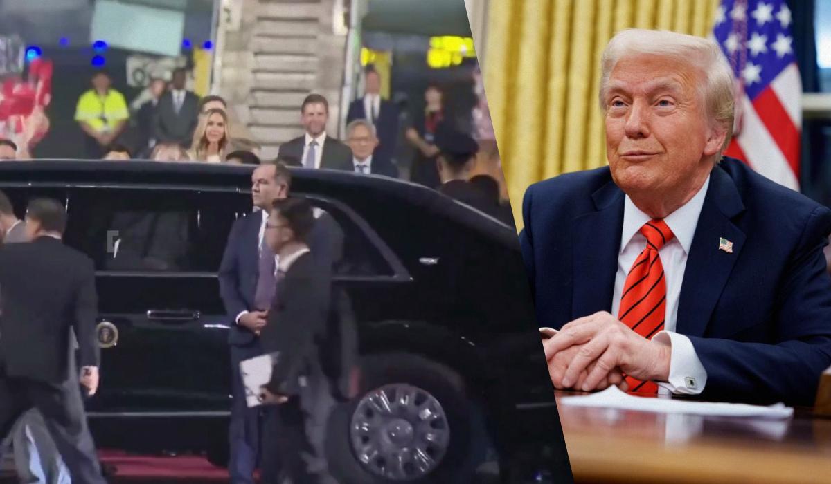 Крепость на колесах: что известно о лимузине Трампа, на котором он передвигается по Китаю
