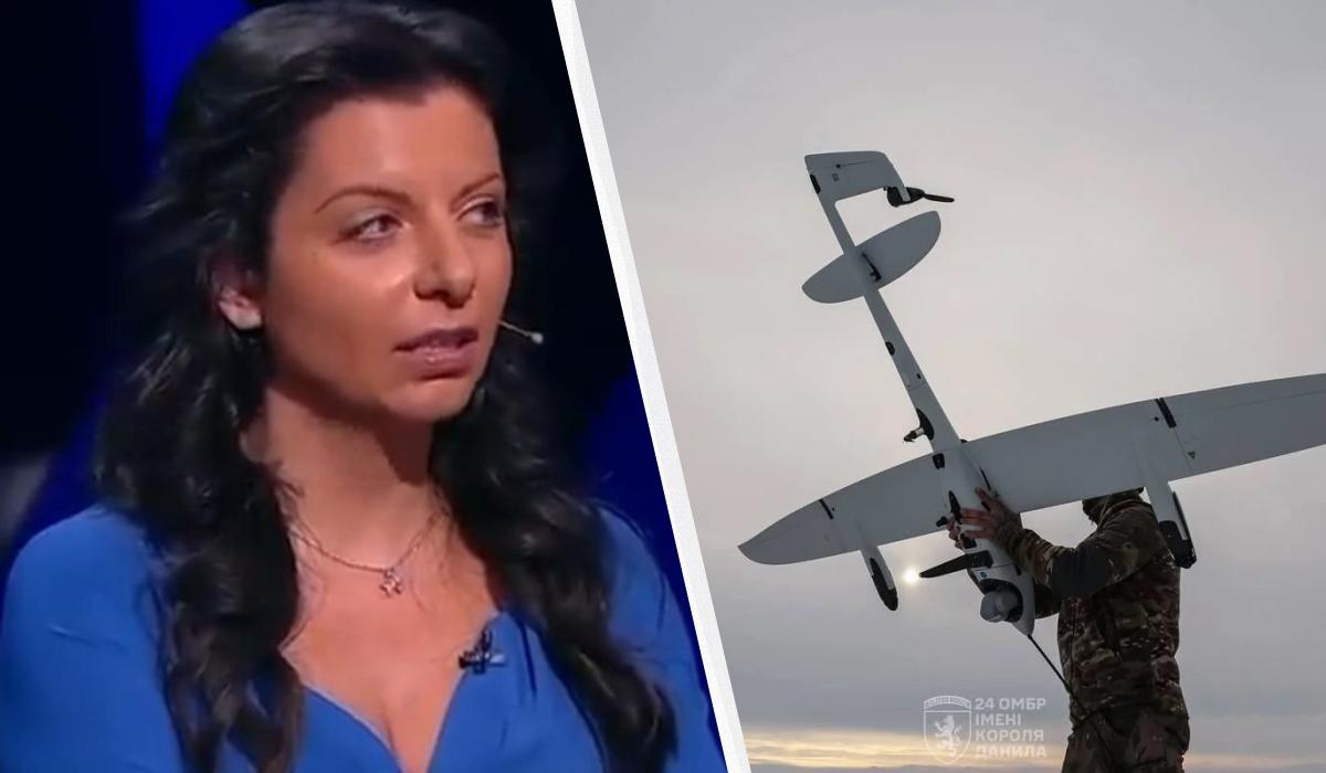 «Страшно»: пропагандистка Симоньян пожаловалась на атаки украинских дронов