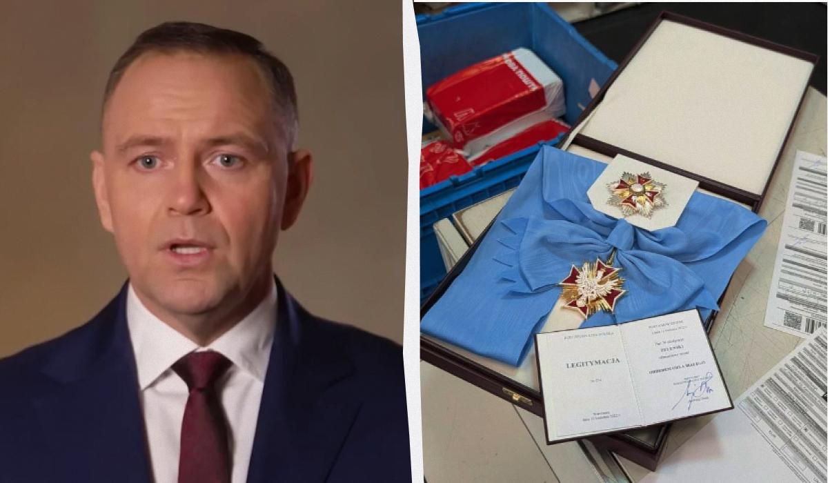 У Навроцкого обиделись, что Зеленский отправил им орден по почте