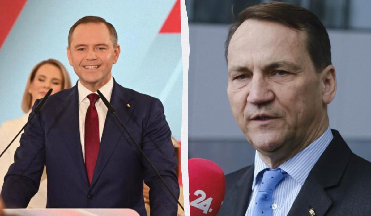 «Неадеватное решение»: глава МИД Польши раскритиковал Навроцкого за «унижение Зеленского»