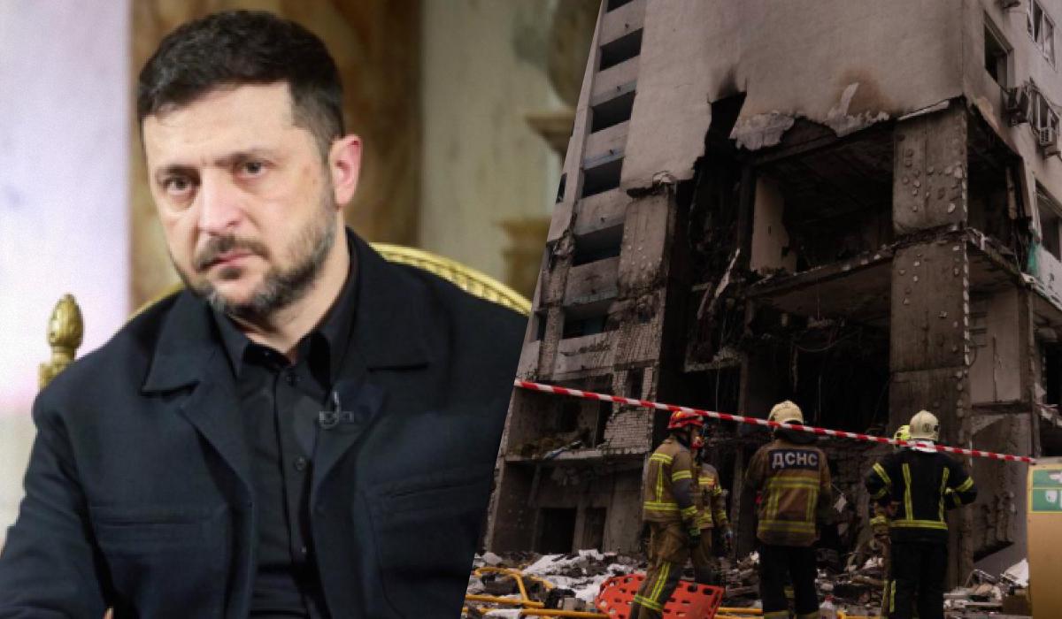 «Это поощряет РФ «побеждать» дома»: Зеленский о причине несбитой ночью баллистики
