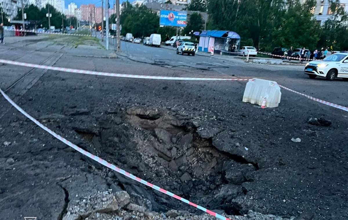 Баллистика, которой россияне ночью ударили по Киеву, была со шрапнелью
