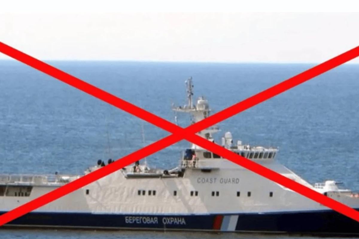 ВМС показали спутниковый снимок затопленного российского корабля «Изумруд»