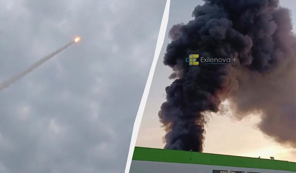 В Fire Point показали интригующее видео с запуском ракеты на фоне атаки на Москву